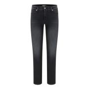 Cambio Cropped Piper Jeans Blue, Dam