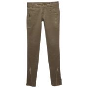 Gucci Vintage Pre-owned Bomull jeans Green, Dam