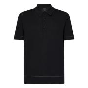 Brioni Polo Shirts Black, Herr
