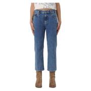 Philosophy di Lorenzo Serafini Cropped Jeans Blue, Dam