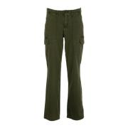 Reiko Boot-cut Jeans Green, Dam