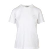 Dondup Vit Top T-shirt White, Dam
