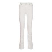 7 For All Mankind Boot-cut Jeans White, Dam