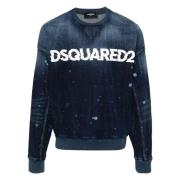 Dsquared2 Sweatshirts Blue, Herr