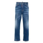 Dsquared2 Slim Fit Stretch Bomull Jeans Blue, Dam