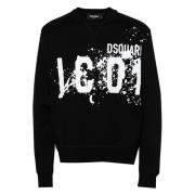 Dsquared2 Sweatshirts Black, Herr