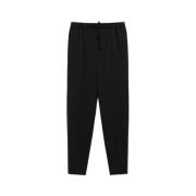 Max Mara Slim-fit Trousers Black, Dam