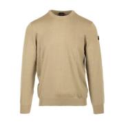 Paul & Shark Round-neck Knitwear Beige, Herr