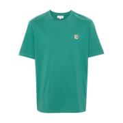 Maison Kitsuné Gröna T-shirts och Polos Green, Herr