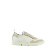 Panchic P05 Woman's Slip-On Nylon Leather Mirrored Leather FOG Beige, ...