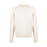 Jil Sander Ull Cut-Out Sweatshirt Beige, Herr