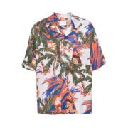 Rhude Short Sleeve Shirts Multicolor, Herr