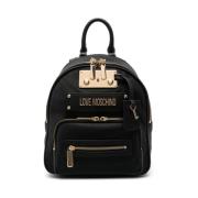 Love Moschino Backpacks Black, Dam