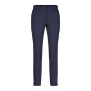 Cambio Slim-fit Trousers Blue, Dam
