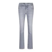 Cambio Slim-fit Jeans Gray, Dam