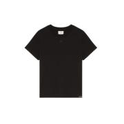 Courrèges T-shirt - Storlek: L Black, Dam