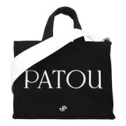 Patou Handbags Black, Dam