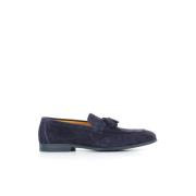 Doucal's Blå Mocka Tassel Loafers Blue, Herr