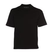 Circolo 1901 Premium Piquet T-shirts och Polos Svart Black, Herr