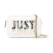 Just Cavalli Shoulder Bags White, Dam
