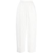 Charo Ruiz Ibiza Cropped Trousers White, Dam