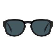 Eyewear by David Beckham Black/Blue Sunglasses DB 7098/S Black, Herr