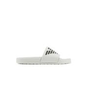 Emporio Armani Platta PVC Logo Mules - Blancs White, Herr