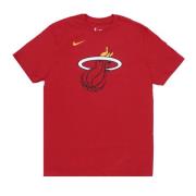 Nike NBA Essential Logo Tee Tough Red Red, Herr