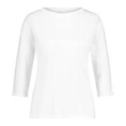 Allude Long Sleeve Tops White, Dam