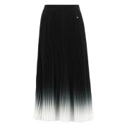 Herno Midi Skirts Black, Dam