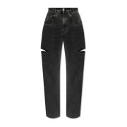 Maison Margiela Lös passform jeans Gray, Dam