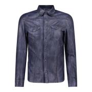 Gimo's Leather Jackets Blue, Herr