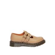 Dr. Martens Mary Jane Läder Platta Skor Beige, Dam