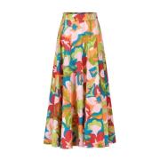 Hannes Roether Maxi Skirts Multicolor, Dam