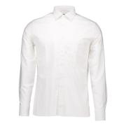 Genti Casual Shirts White, Herr