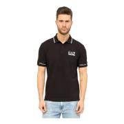 Emporio Armani EA7 Polo Shirts Black, Herr
