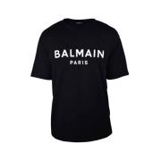 Balmain T-Shirts Black, Herr