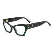 Dsquared2 Vintage Glamour Glasögon Green, Dam