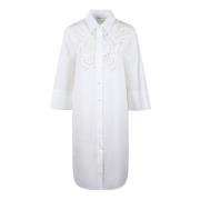 P.a.r.o.s.h. Shirt Dresses White, Dam