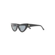 The Attico Sunglasses Black, Dam