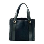 Bvlgari Vintage Pre-owned Canvas totevskor Black, Dam