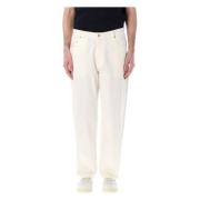 Pop Trading Company Trousers White, Herr