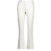 Cambio Stiliga Francesca Ecru Straight Jeans Beige, Dam