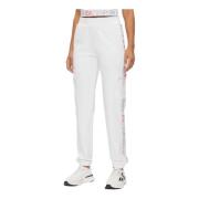Emporio Armani EA7 Wide Trousers White, Dam