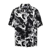 Versace Jeans Couture Short Sleeve Shirts Black, Herr