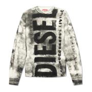Diesel S-Bunt-Bisc sweatshirt White, Herr