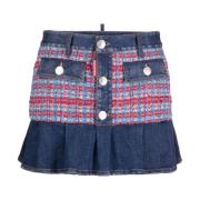 Dsquared2 Short Skirts Blue, Dam