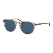 Ralph Lauren Transparent Grey/Dark Blue Sunglasses PH 4114 Gray, Unise...