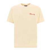 Balmain Västern Signatur T-shirt Beige, Herr