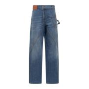 JW Anderson Straight Jeans Blue, Herr
